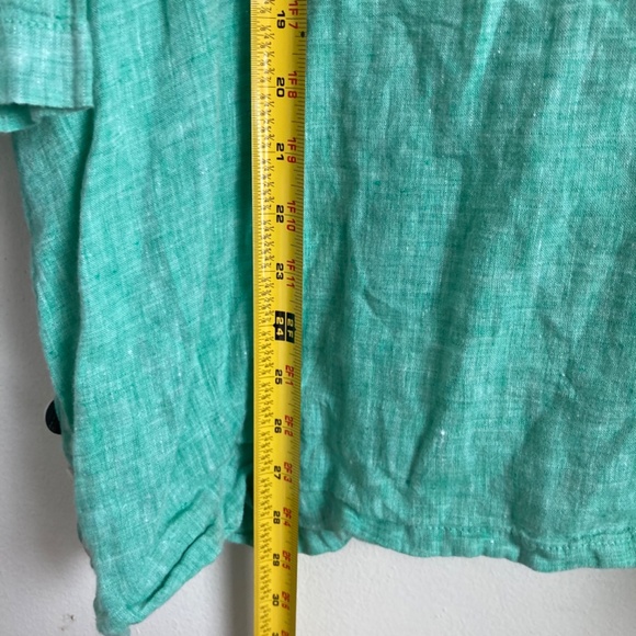 Tahari 100% linen women’s top - Picture 4 of 6